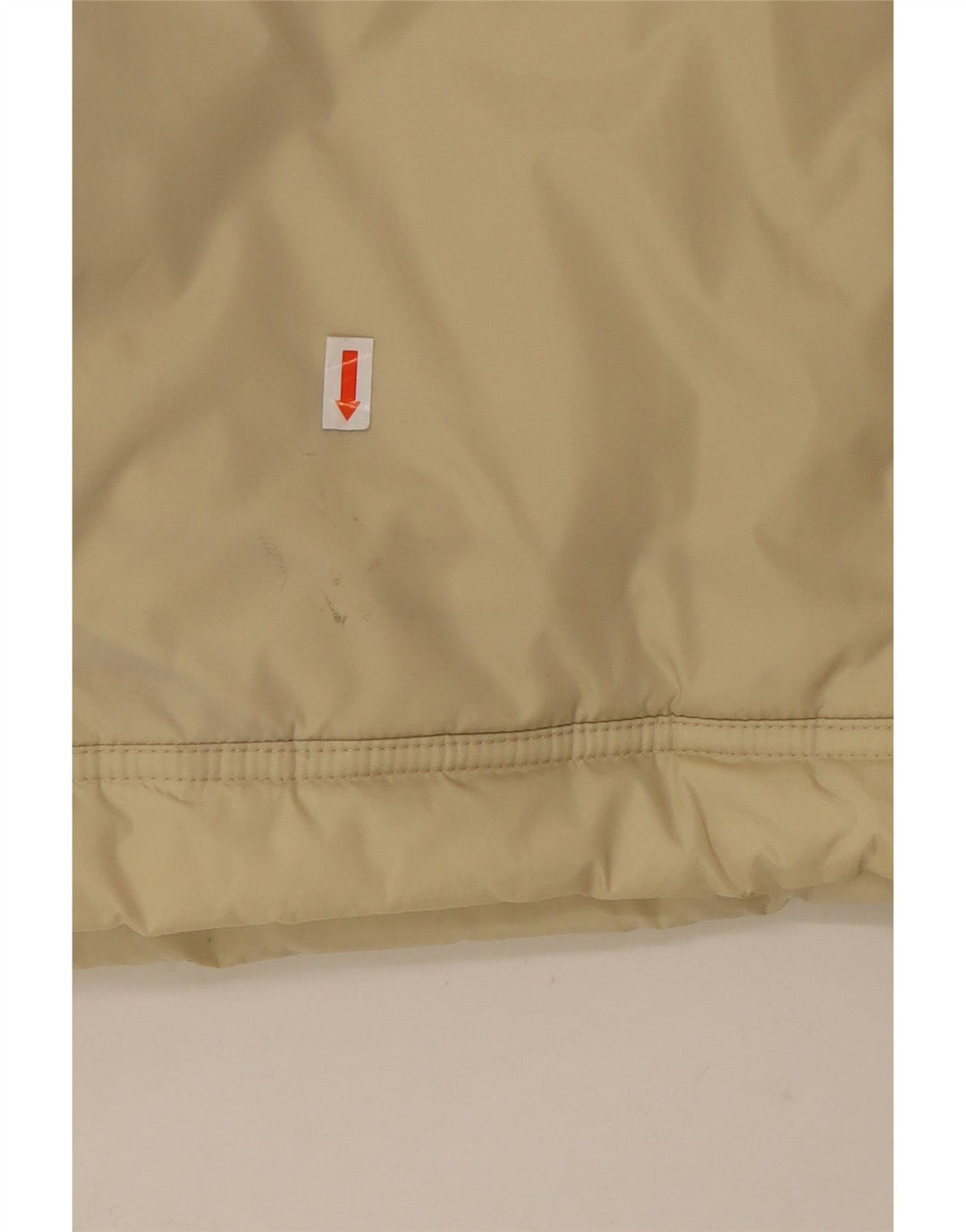 Adidas Chaqueta acolchada holgada para hombre UK 40/42 Poliéster beige medio