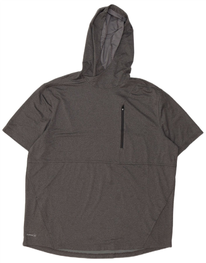 RUSSELL ATHLETIC Sudadera con capucha para hombre, camiseta de chándal UK 50/52 2XL Gris