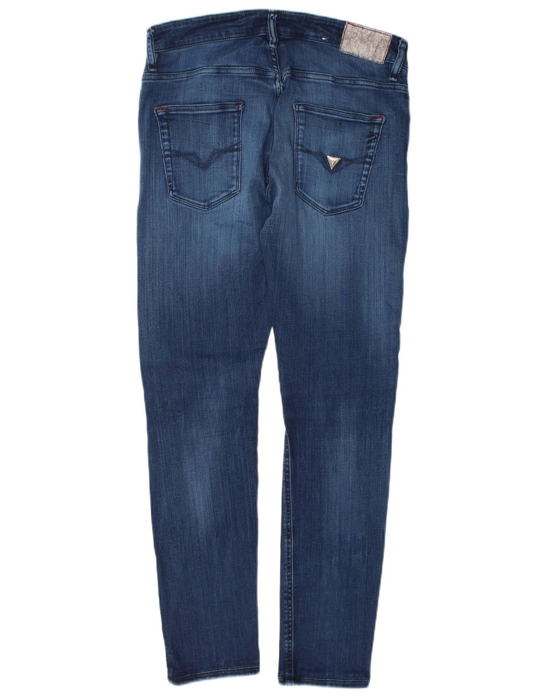 Guess Vaqueros Slim Hombre W32 L30 Azul Lyocell