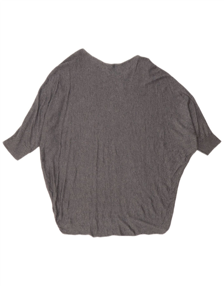 Phase Eight Suéter tipo jersey de gran tamaño con cuello barco para mujer Reino Unido 46 Gris grande