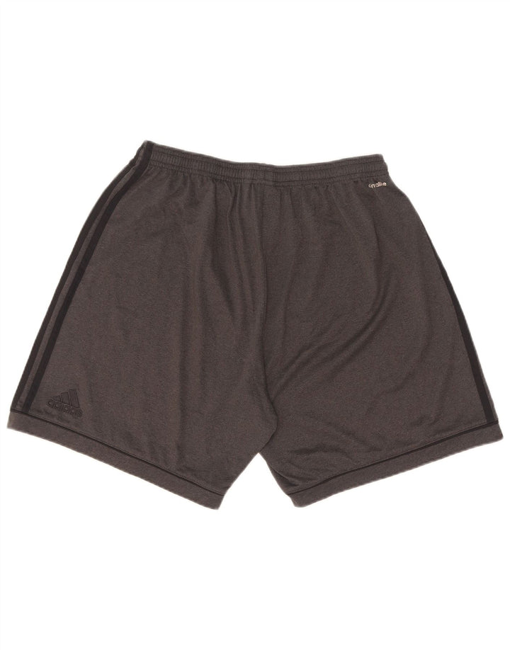 Adidas Mens Climalite Sport Shorts Grande Gris Poliéster