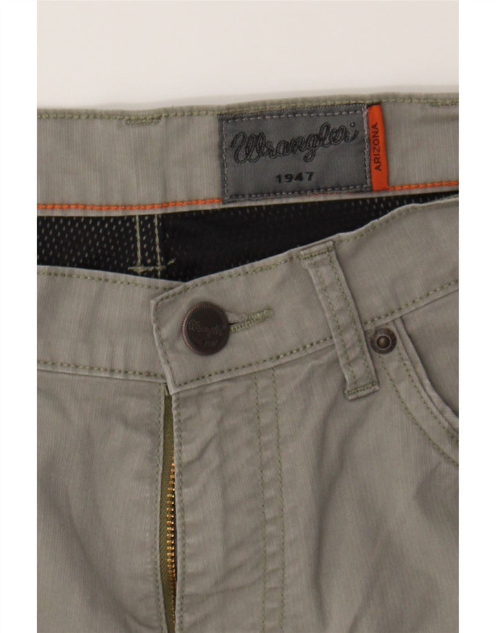 WRANGLER Mens Straight Casual Trousers W34 L30 Grey Vintage Wrangler and Second-Hand Wrangler from Messina Hembry 