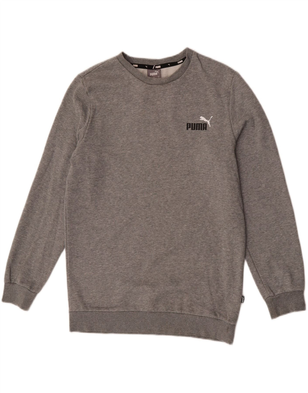 Puma Hombre Sudadera Jumper Small Gris Moteado