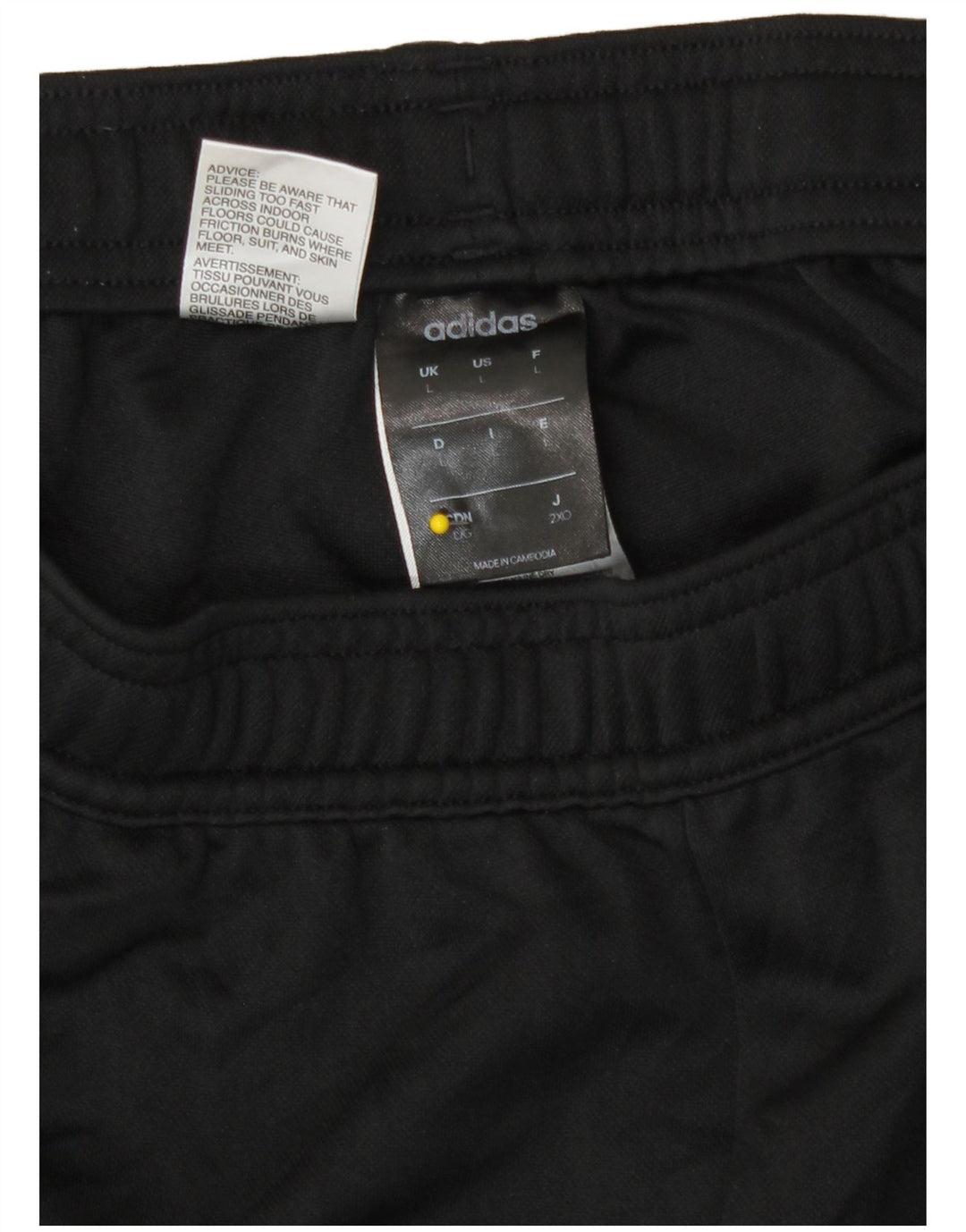 Adidas Mujer Climalite Chándal Pantalones Grande Negro Poliéster