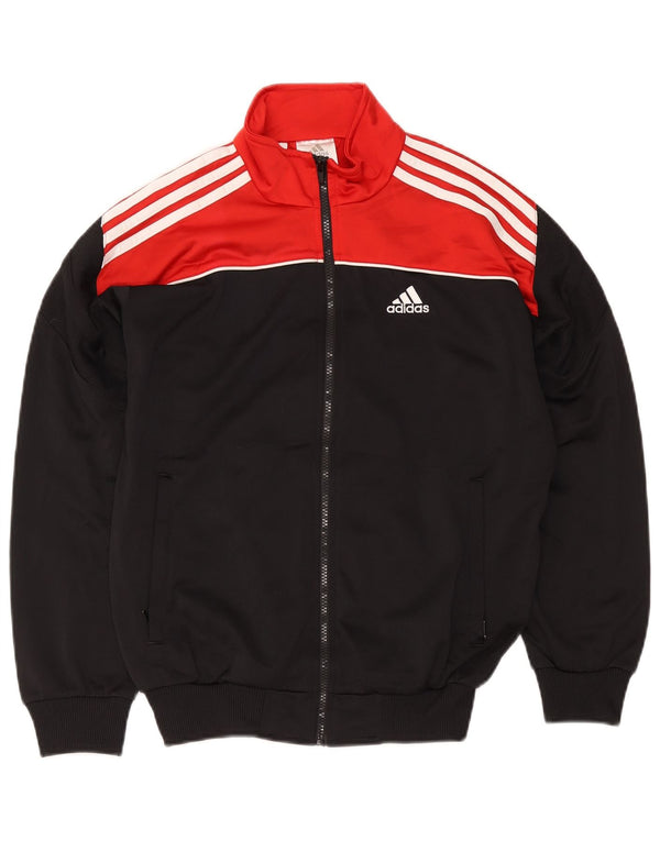 Adidas - Chaqueta de chándal para niño, 13-14 años, color negro, poliéster