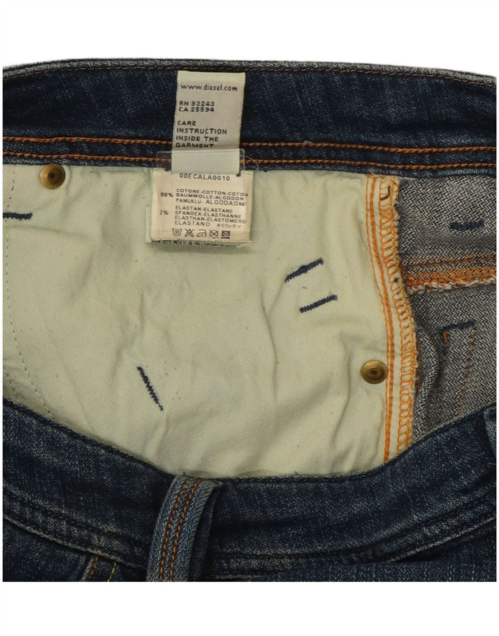 Diesel Vaqueros Rectos Hombre W30 L33 Algodón Azul