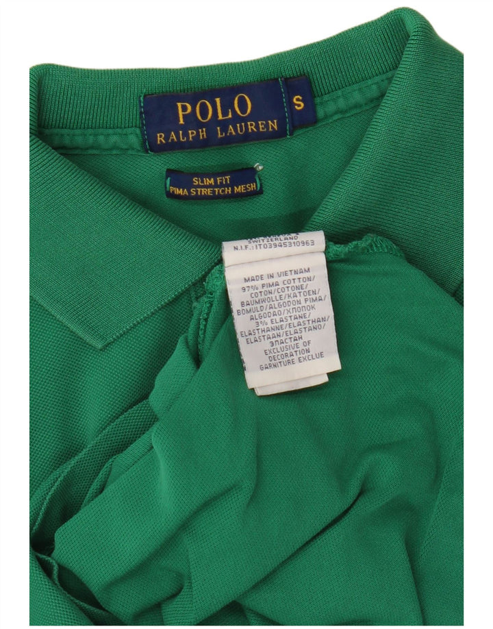 POLO RALPH LAUREN Polo Slim Fit Hombre Algodón Verde Pequeño