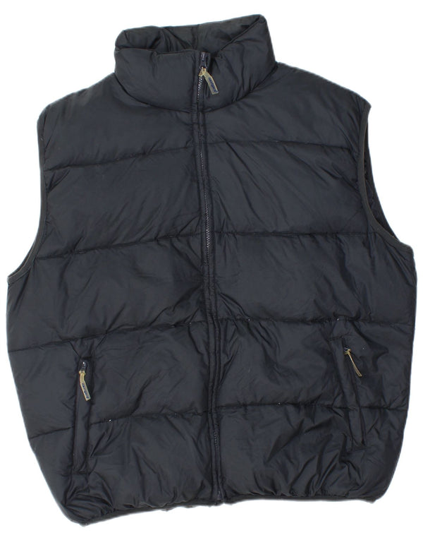 Navigare Chaleco acolchado con capucha para hombre UK 42 XL Nylon azul marino