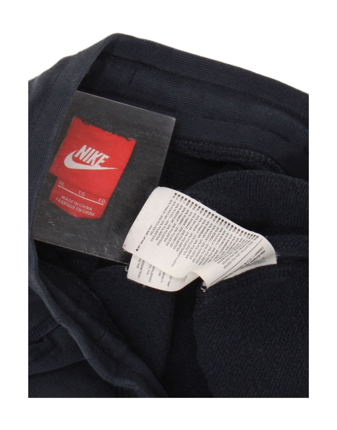 NIKE Hombre Pantalones de Chándal Joggers XL Azul Marino Algodón