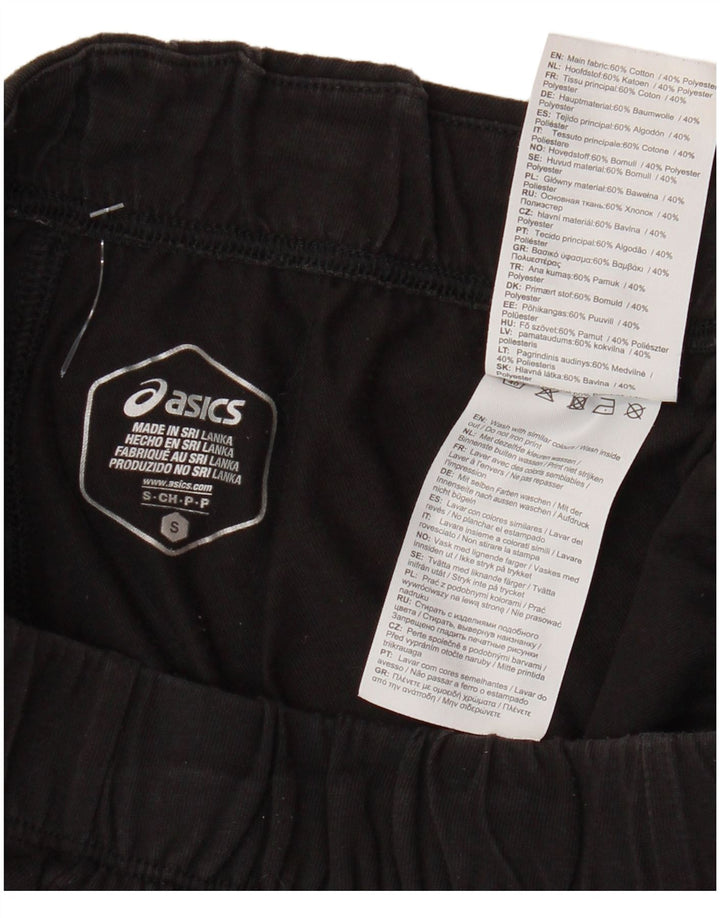 ASICS Pantalones cortos deportivos para mujer UK 10 Small Black Cotton