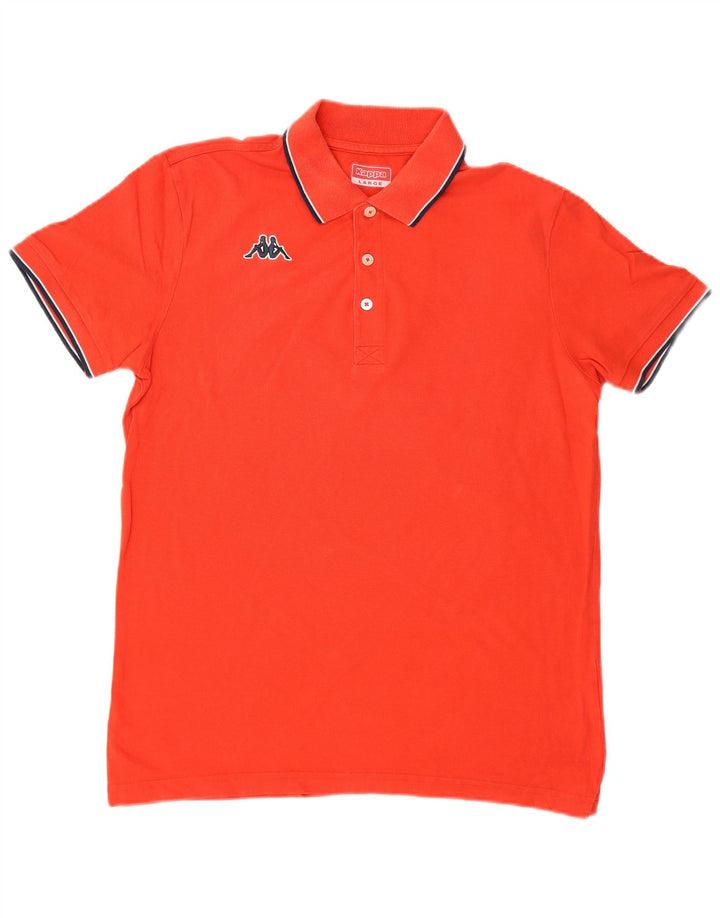Kappa Polo Hombre Grande Rojo