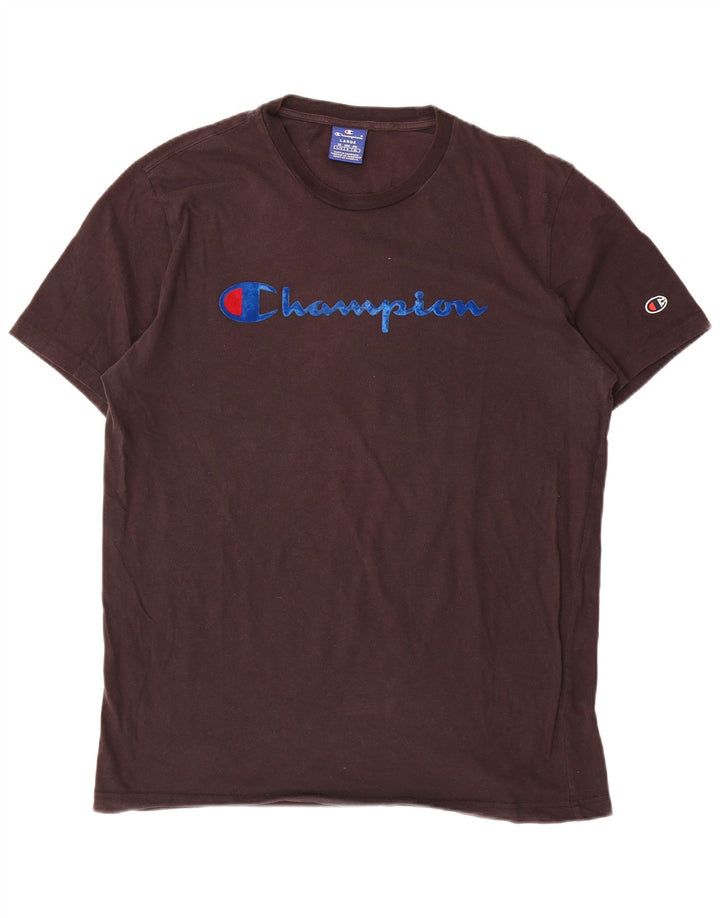 Champion Camiseta Gráfica para Hombre Top Grande Marrón
