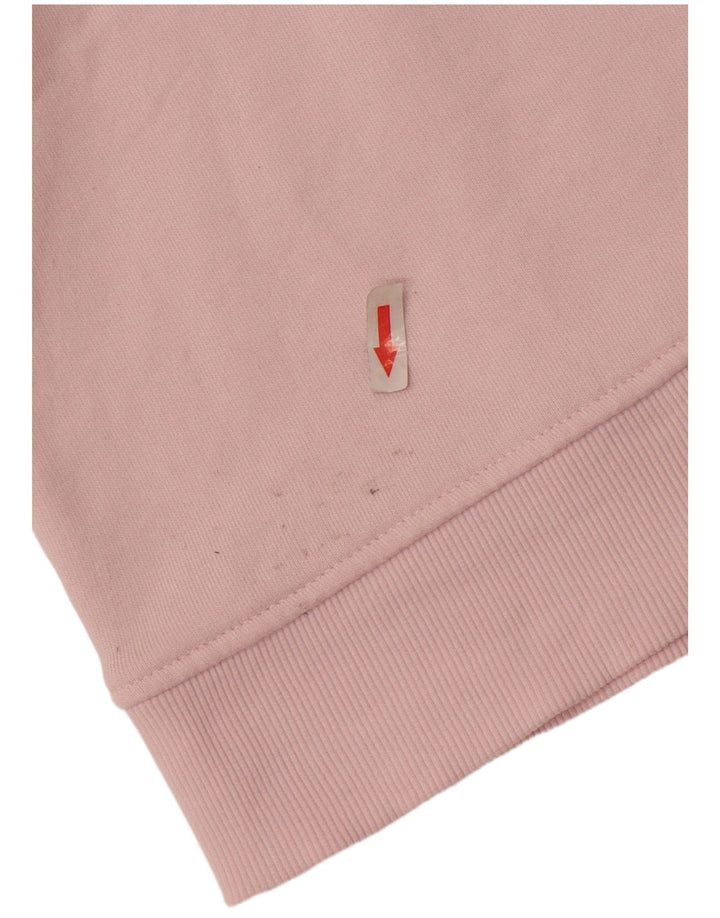 Zara Mujer Sudadera Extragrande Jersey UK 46 Grande Algodón Rosa