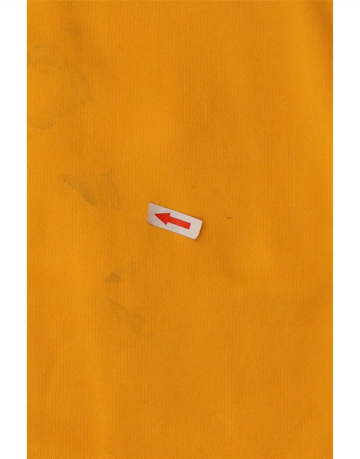 Zara Mujer Oversize Sudadera De Manga 3/4 Jersey UK 10 Small Amarillo