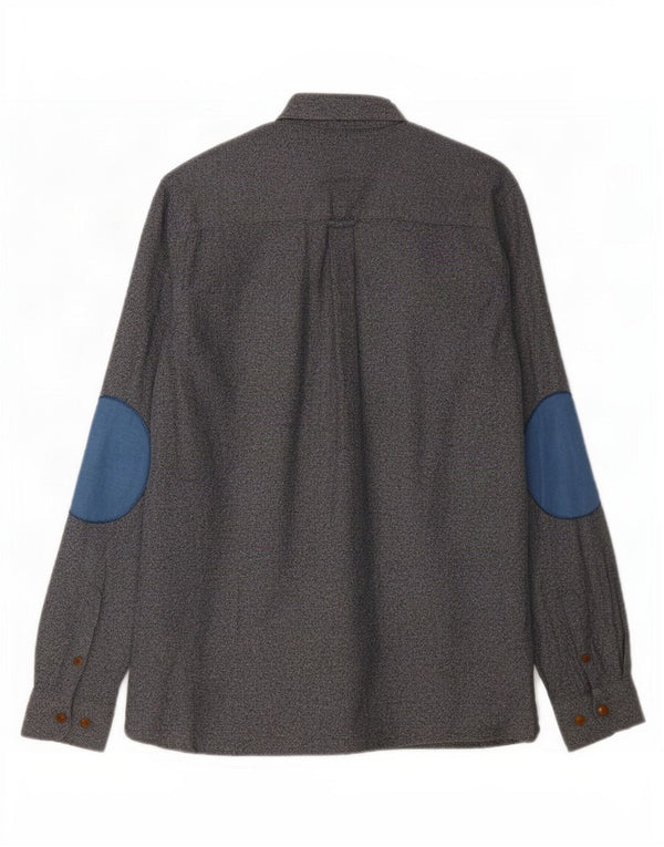 Carhartt Hombre Workwear Camisa de corte regular de algodón moteado en azul marino mediano