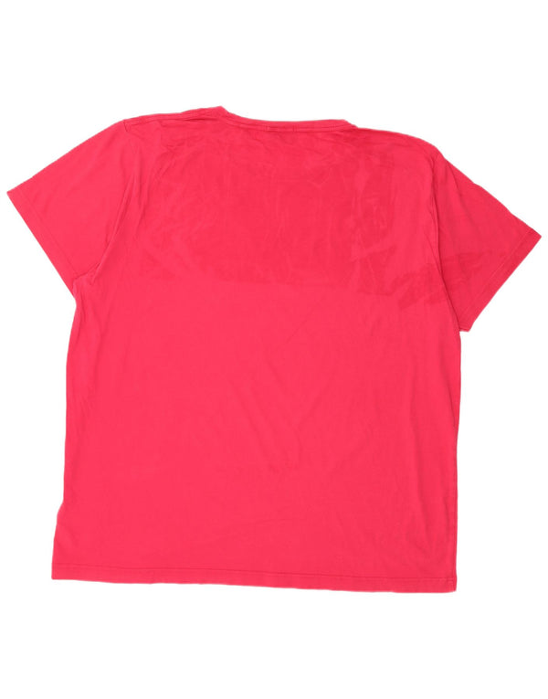 Gant Camiseta Regular para Hombre Top 3XL Algodón Rosa