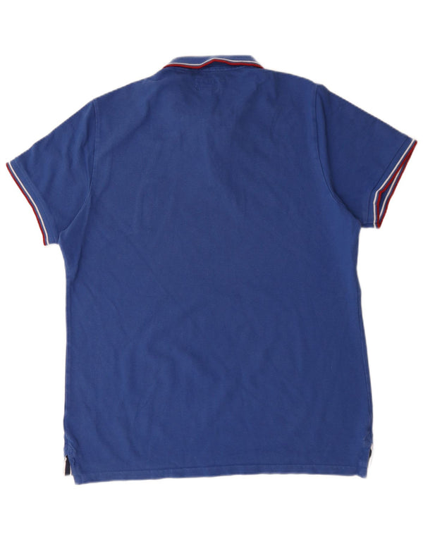 Superdry Polo Para Hombre 2XL Algodón Azul