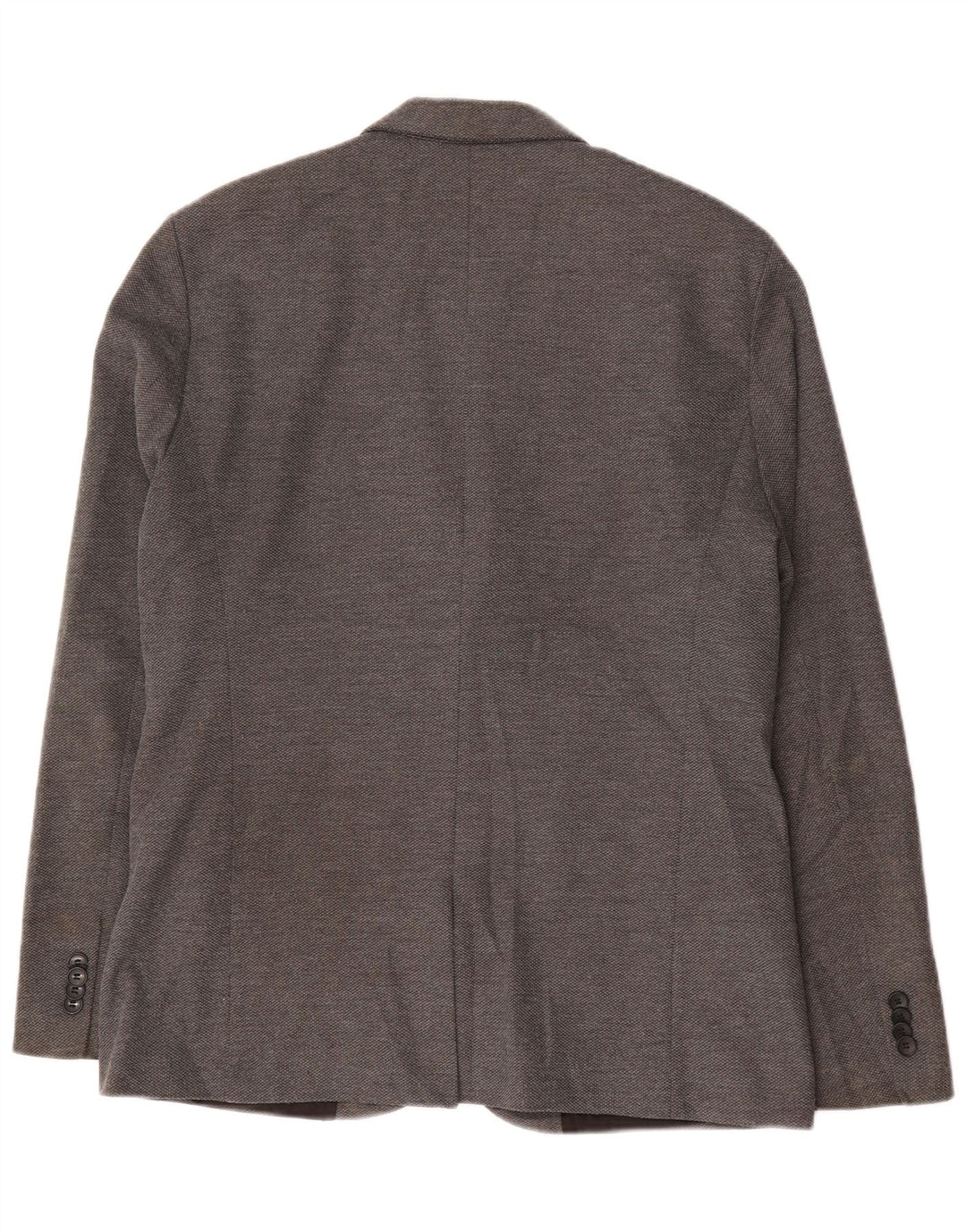Zara Chaqueta Blazer De 2 Botones Para Hombre UK 42 XL Poliéster Gris
