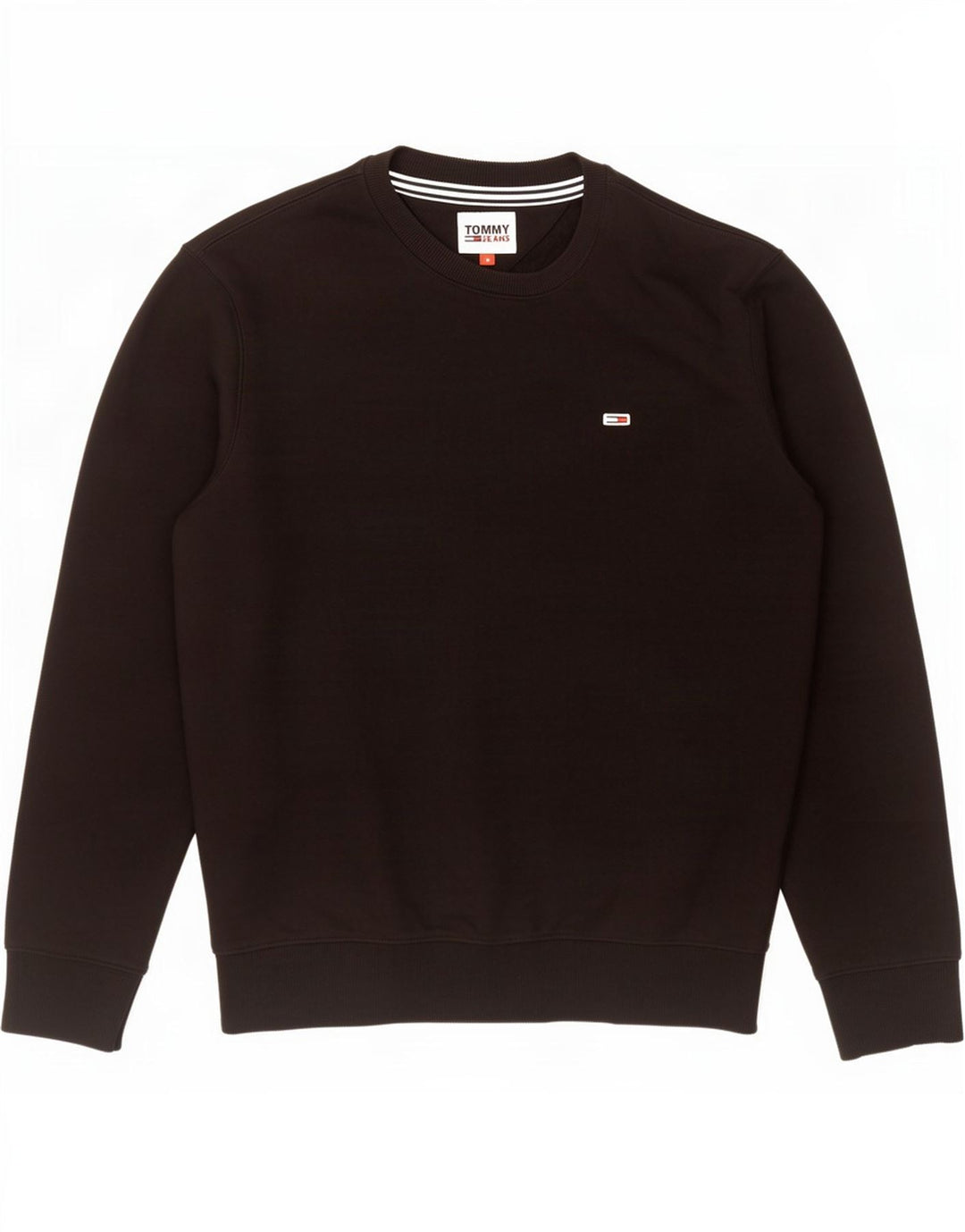 Tommy Hilfiger Hombre Sudadera Jumper Small Negro