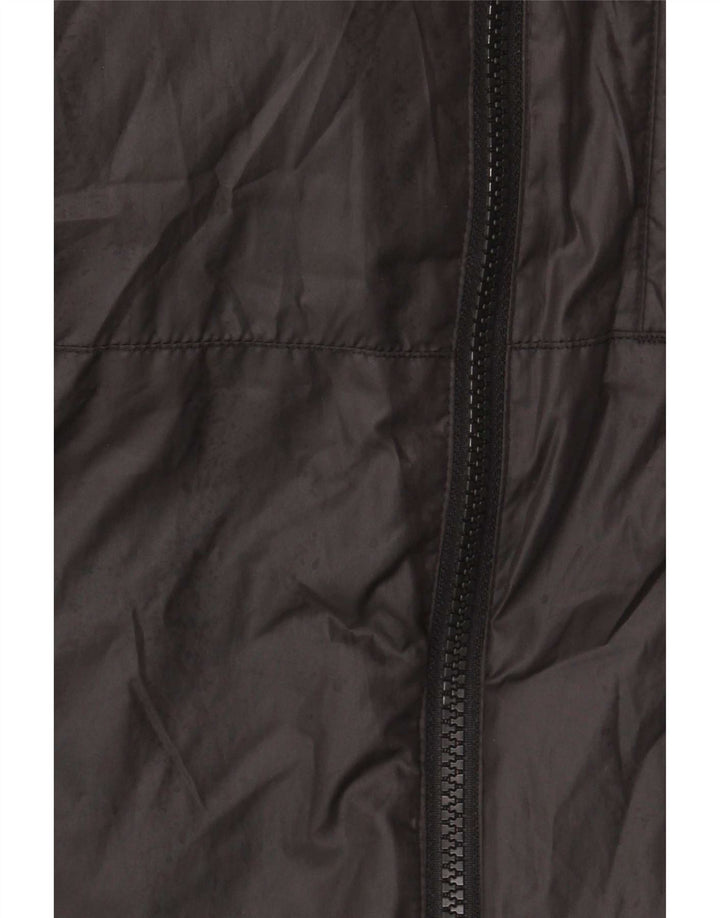 Adidas Chaqueta acolchada para hombre UK 38 Medium Negro Poliéster