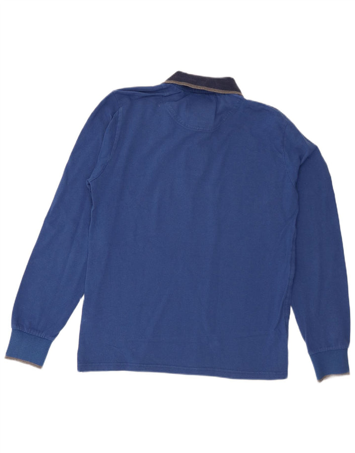 North Sails Polo De Rugby De Manga Larga Para Hombre Algodón Azul Medio