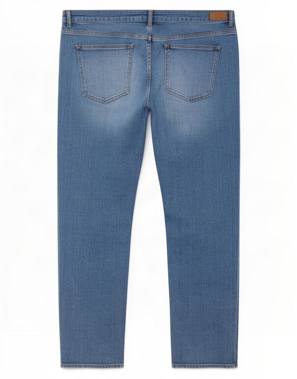 Vaqueros recortados Chesham Girlfriend para mujer de Fat Face UK 22 3XL W42 L26 Azul