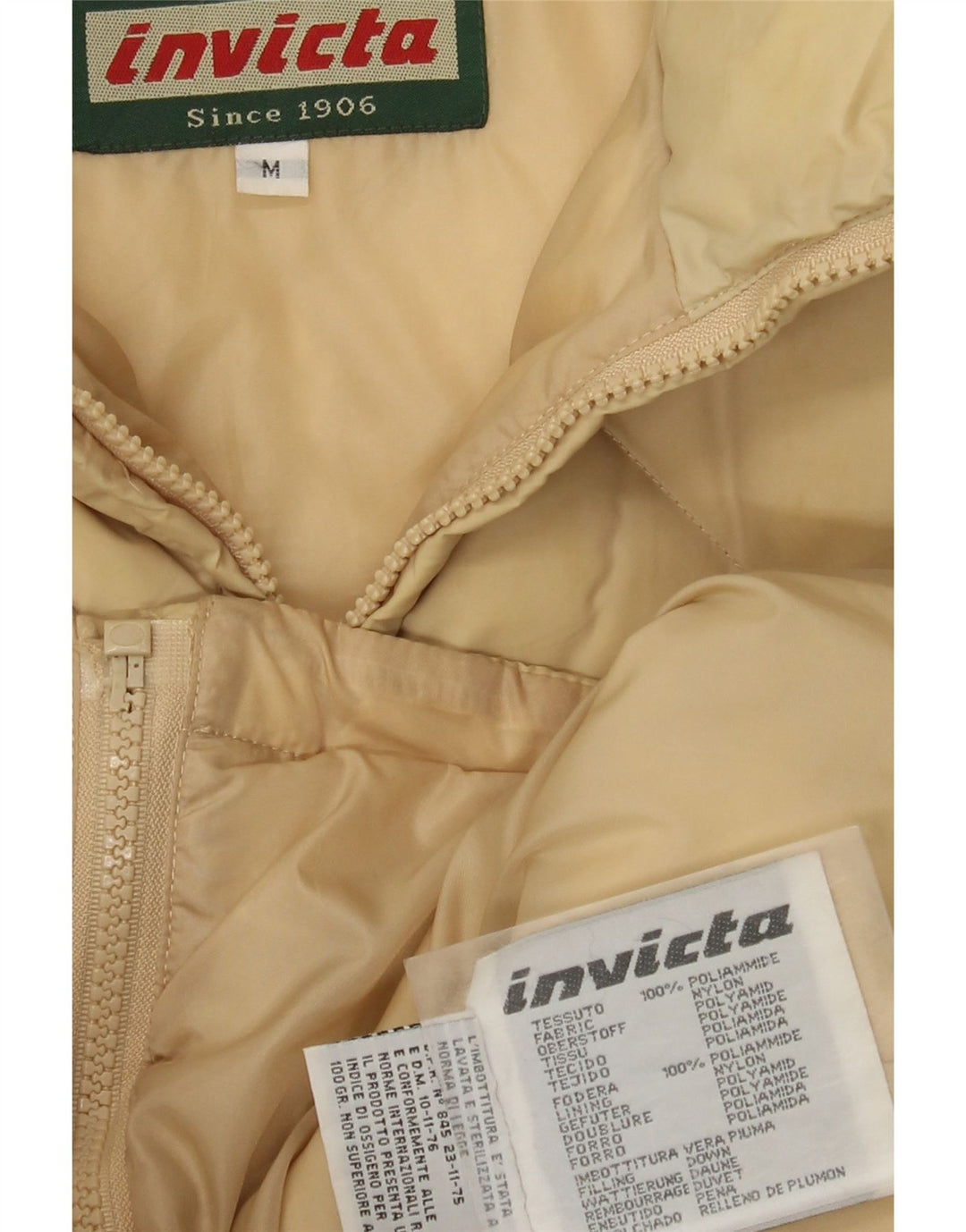 Chaqueta acolchada para mujer Invicta UK 44 Poliamida beige mediana