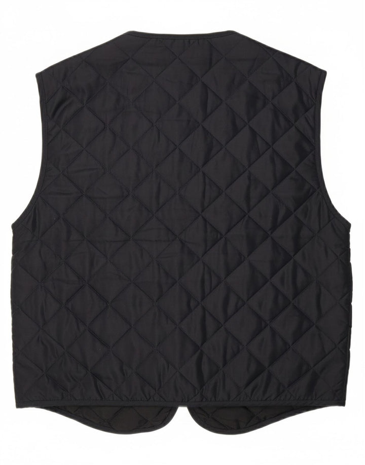 SPALDING Womens Quilted Gilet UK 18 XL Navy Blue