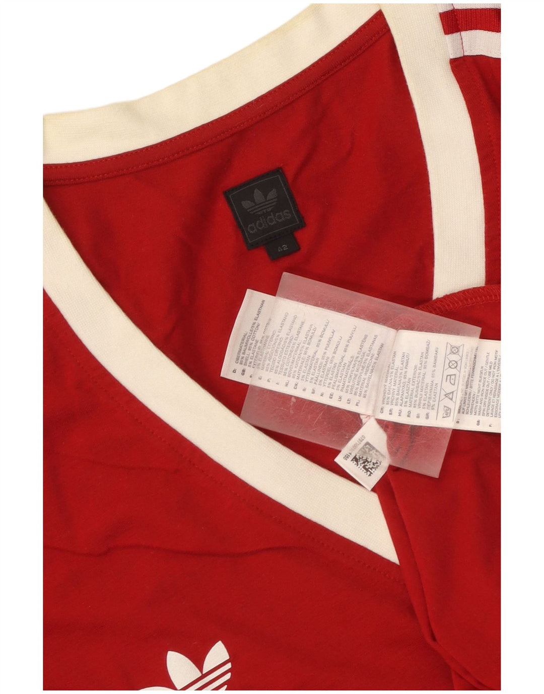Camiseta Mujer Adidas Top IT 42 Medium Rojo Algodón