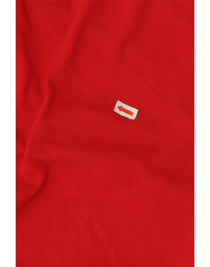 Polo Lacoste para hombre talla 5 grande algodón rojo
