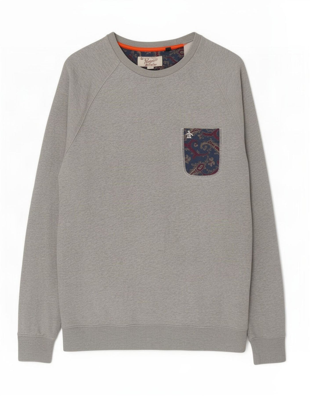 Penguin Hombre Sudadera Jumper XL Gris