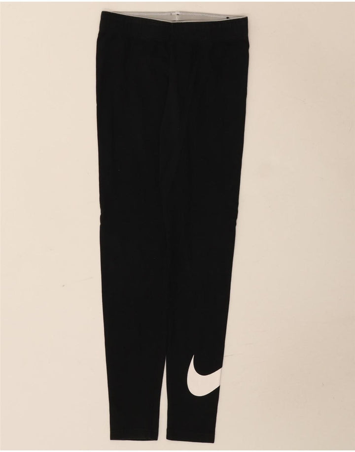 Nike Leggings gráficos para mujer UK 8 Small Algodón negro