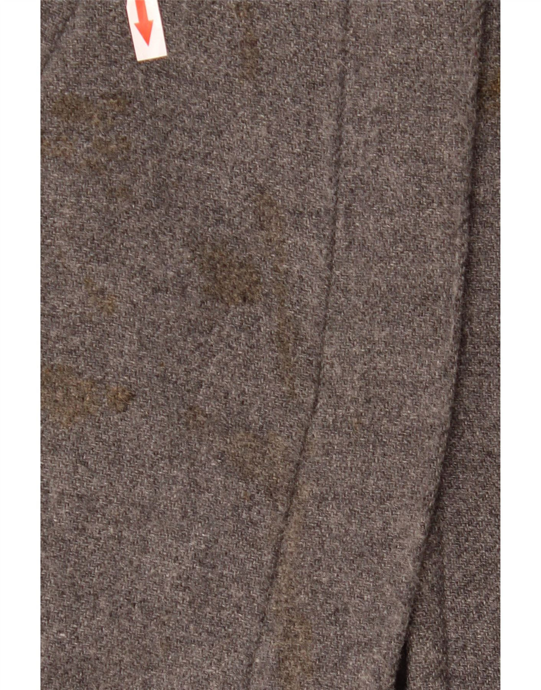 Zara Mujer Abrigo Extragrande UK 10 Small Lana Gris