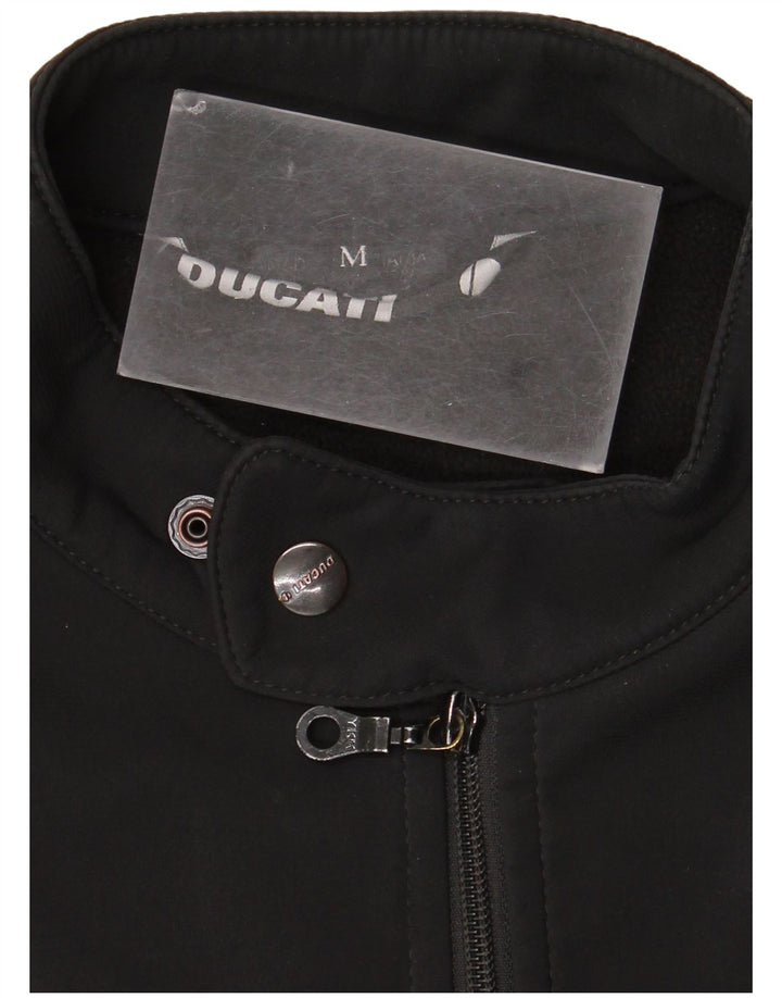 Ducati Chaqueta gráfica Racer para hombre UK 38 Medium Black Colourblock