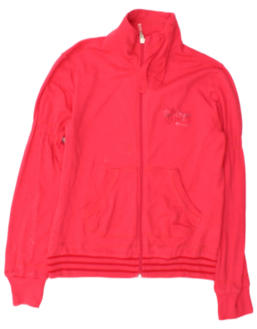 Champion Chaqueta De Chándal Para Mujer De Algodón Rosa Medio