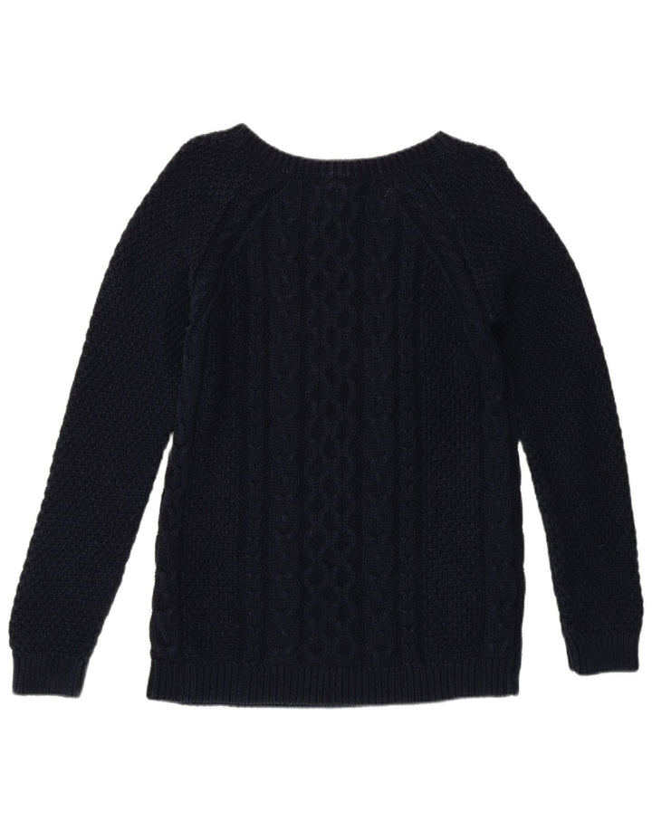 Fat Face - Jersey con cuello barco para mujer, talla 40, talla M, color azul marino
