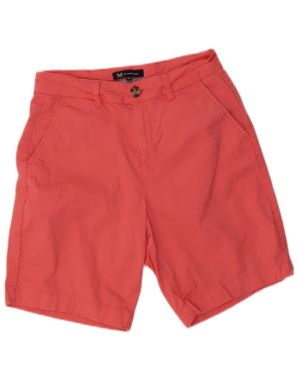 Crew Clothing Pantalones cortos chinos para mujer UK 12 Medium W28 Algodón rosa
