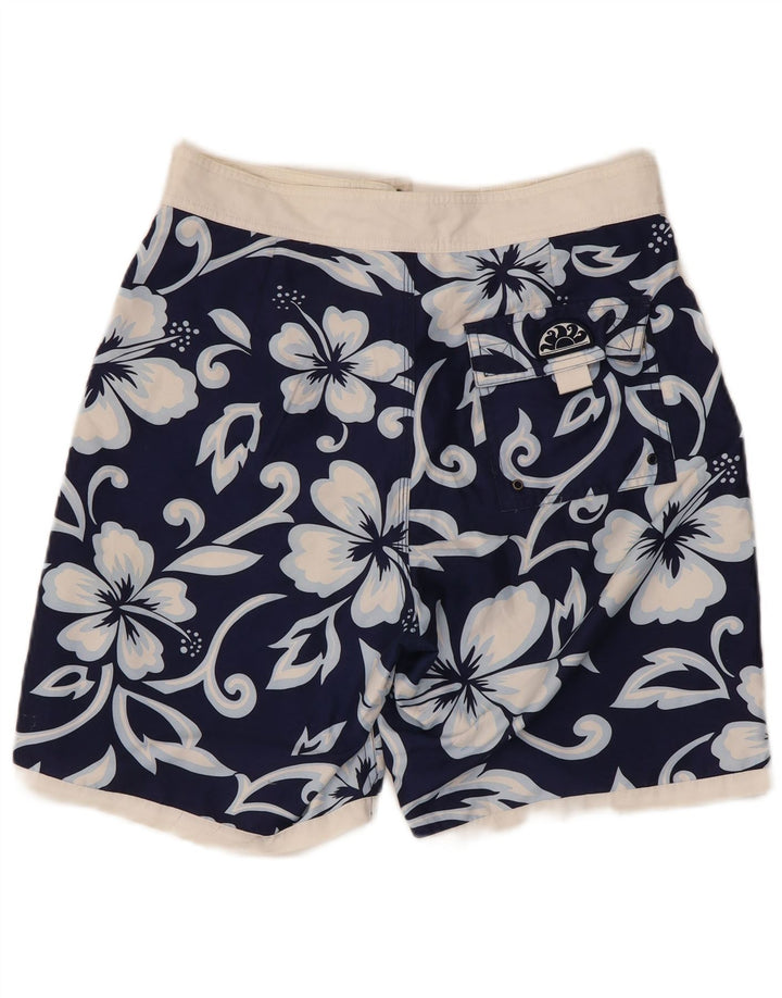 Bañador Sundek Hombre W32 Poliéster Floral Azul Marino