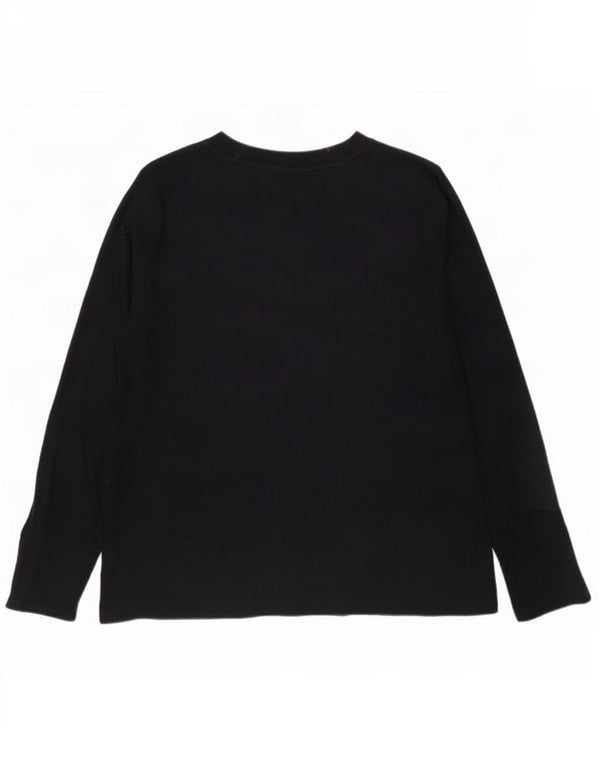 Zara Hombre Top Manga Larga XL Negro
