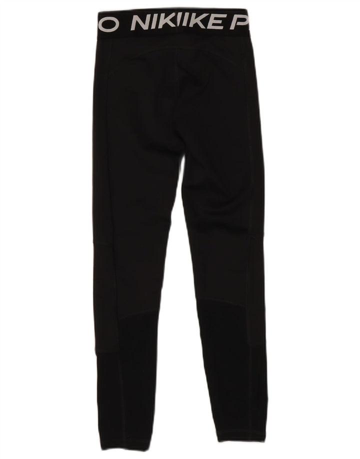 Leggings NIKE Dri Fit Graphic para niñas 10-11 años Mediano Negro Poliéster