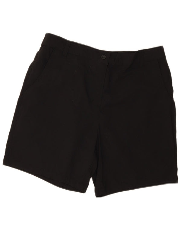 Pantalones cortos chinos para mujer Mountain Warehouse UK 12 Medium W30 Poliéster negro