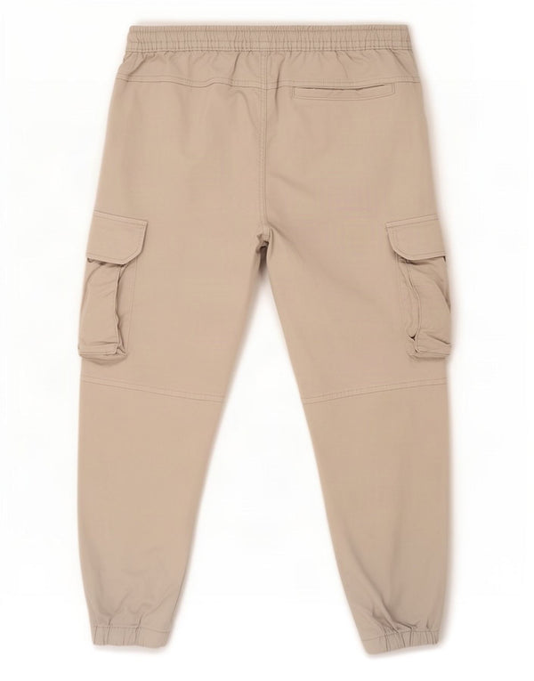 Zara Hombre Pantalón Cargo Grande W32 L27 Algodón Gris