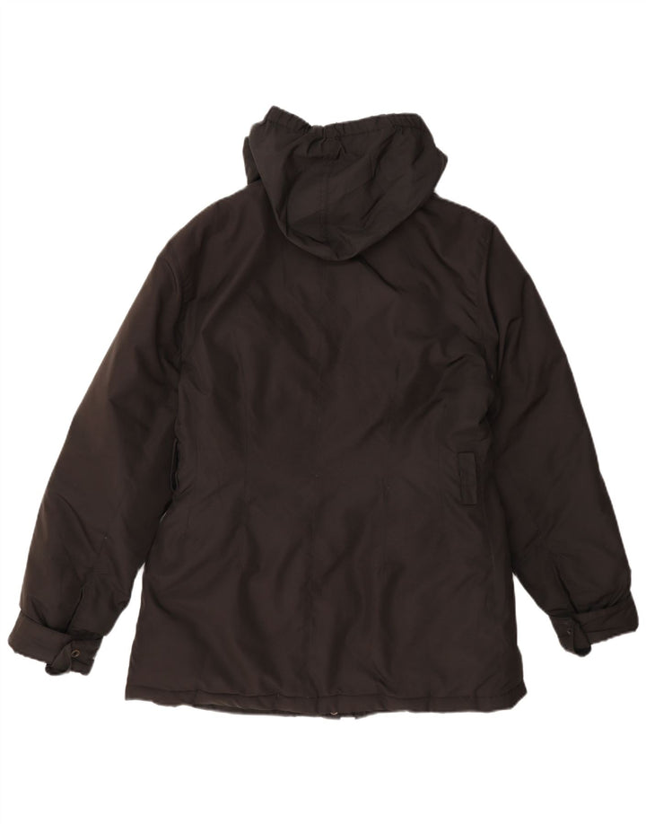 Refrigue Parka con capucha para mujer UK 40 Poliéster gris medio