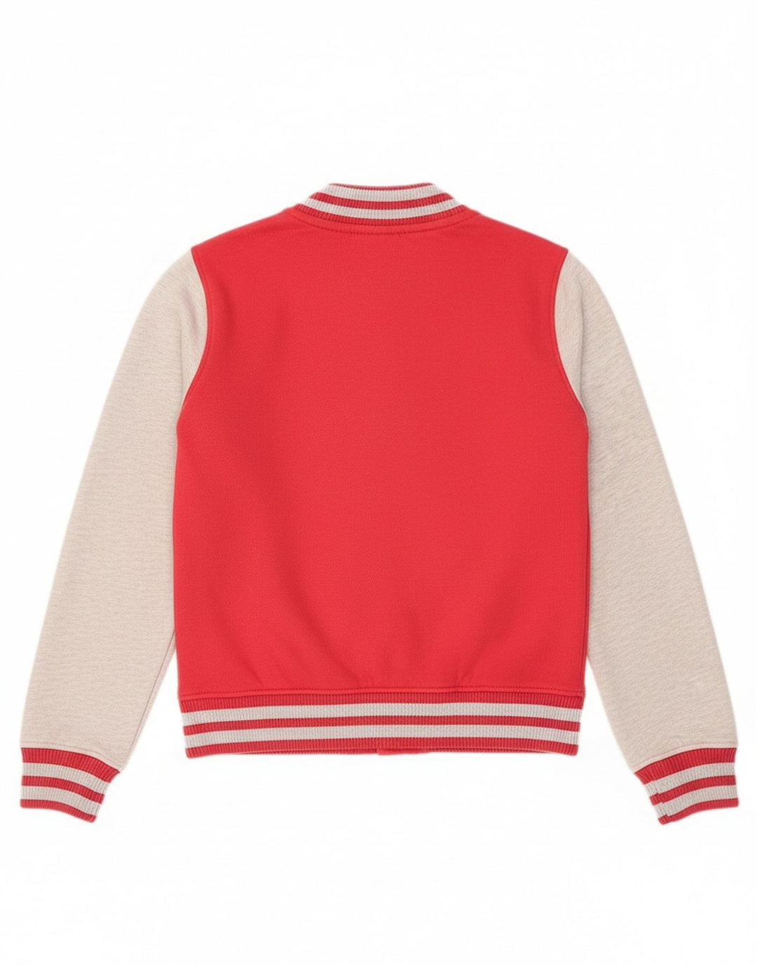 Superdry Chaqueta universitaria para mujer UK 40 Small Rojo Colorblock Algodón