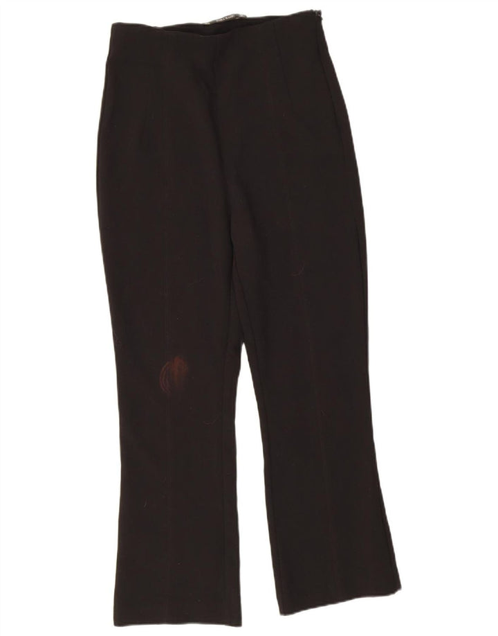 Zara Mujer Pantalones Cortos Bootcut W26 L23 Negro