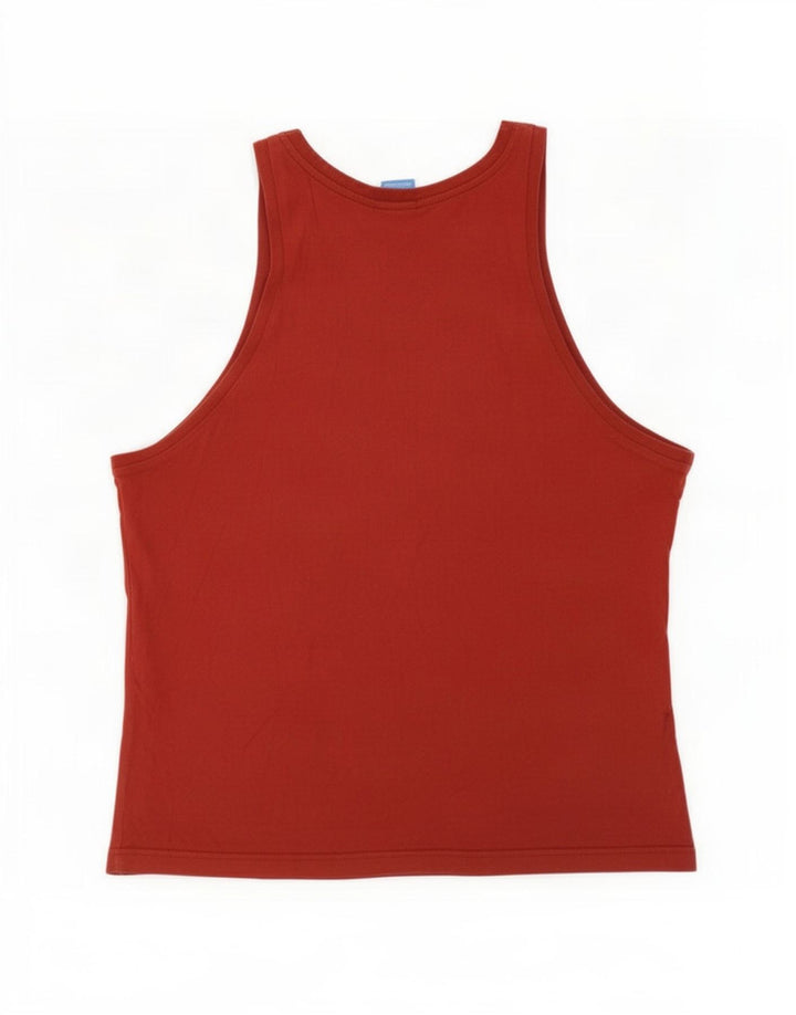 Adidas Hombre Graphic Vest Top Grande Granate Algodón