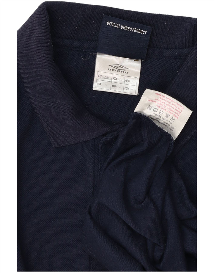 Polo Umbro Hombre Grande Poliéster Azul Marino