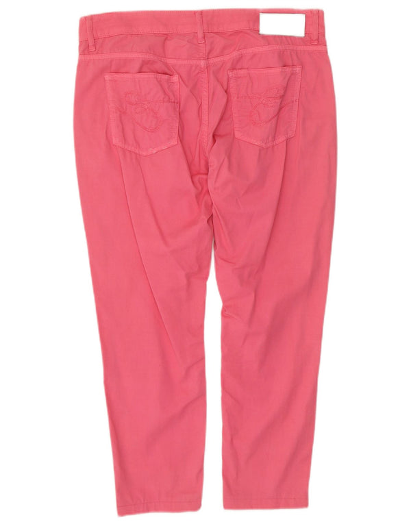 ESCADA Pantalones cortos ajustados para mujer EU 38 Medium W34 L24 Algodón rosa