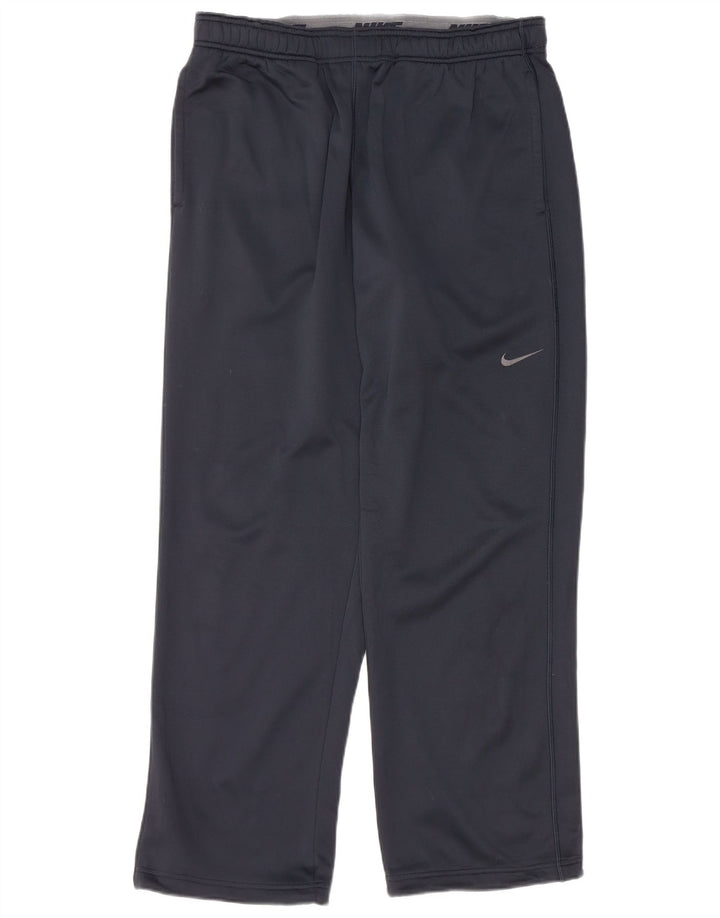 Nike - Pantalón de chándal Therma-Fit para hombre, talla grande, poliéster, azul marino