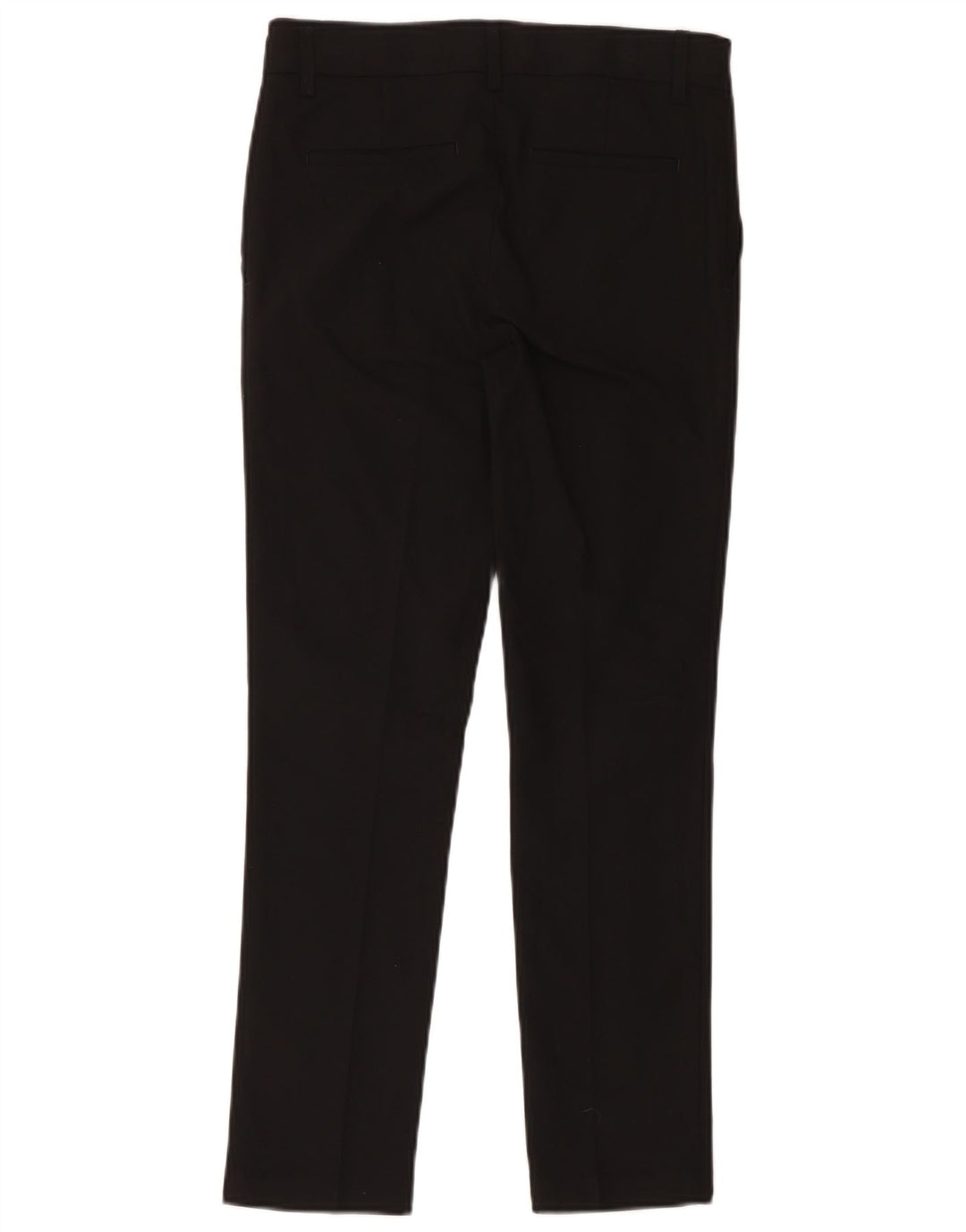 Marks & Spencer Pantalones de traje ajustados para niños 12-13 años W32 L27 Poliéster negro